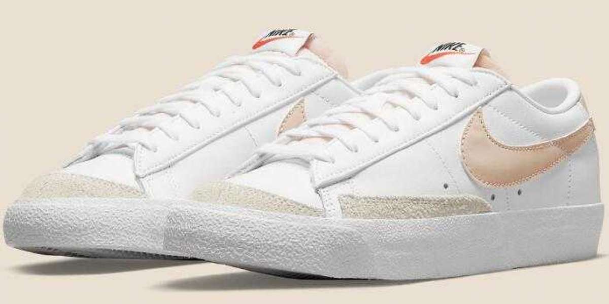Women’s Nike Blazer Low ’77 Covered by Soft Beiges Add Subtle Flair