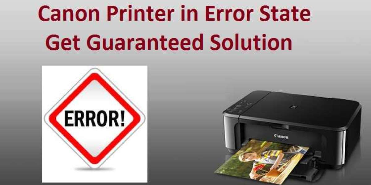 canon printer in error state