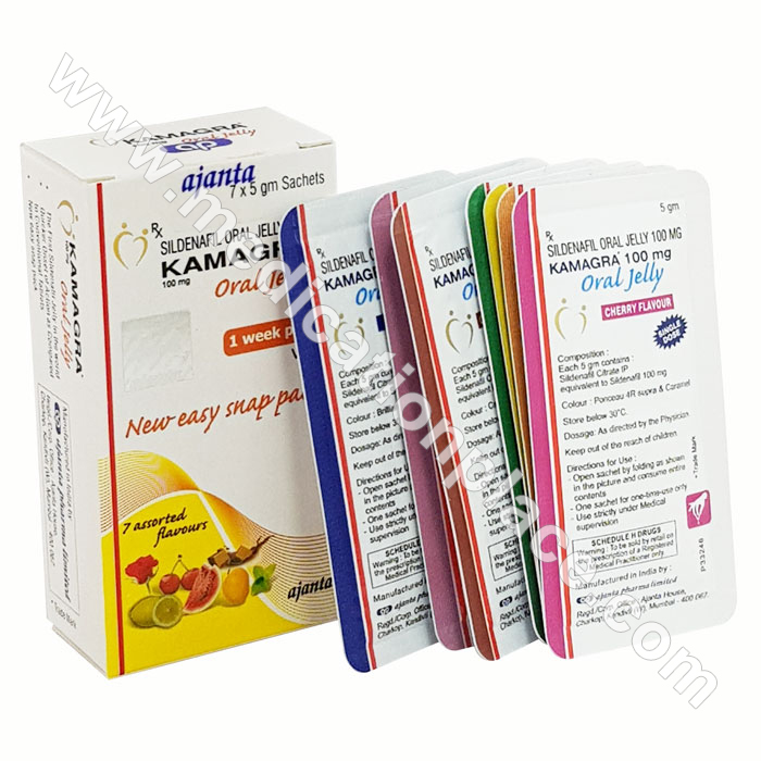 Kamagra Oral Jelly 100 Mg | Sildenafil @ 1.75/Sachet | Reviews