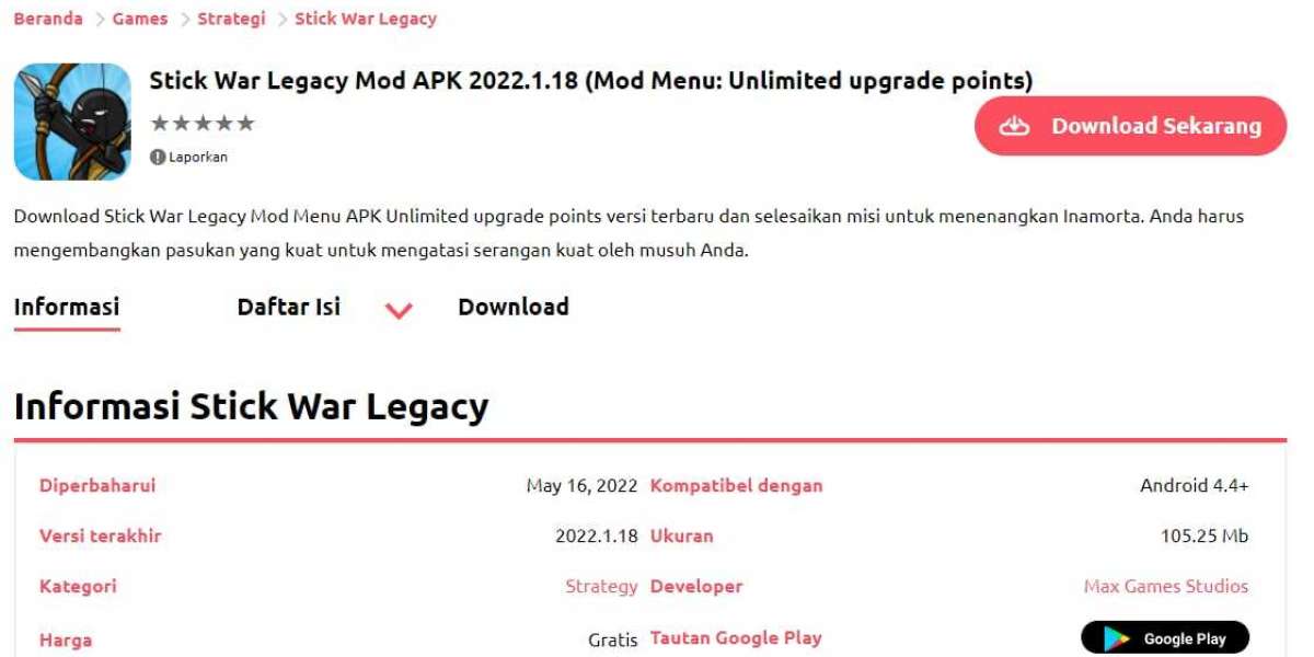 Stick War Legacy Mod APK 2022 Terbaru | Unduh gratis untuk seluler.