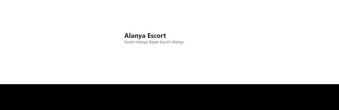 Alanya Escort Cover Image
