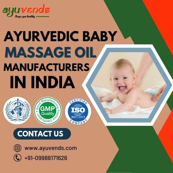 Ayurvedic Baby Massage Oil Manufacturers Supplier India