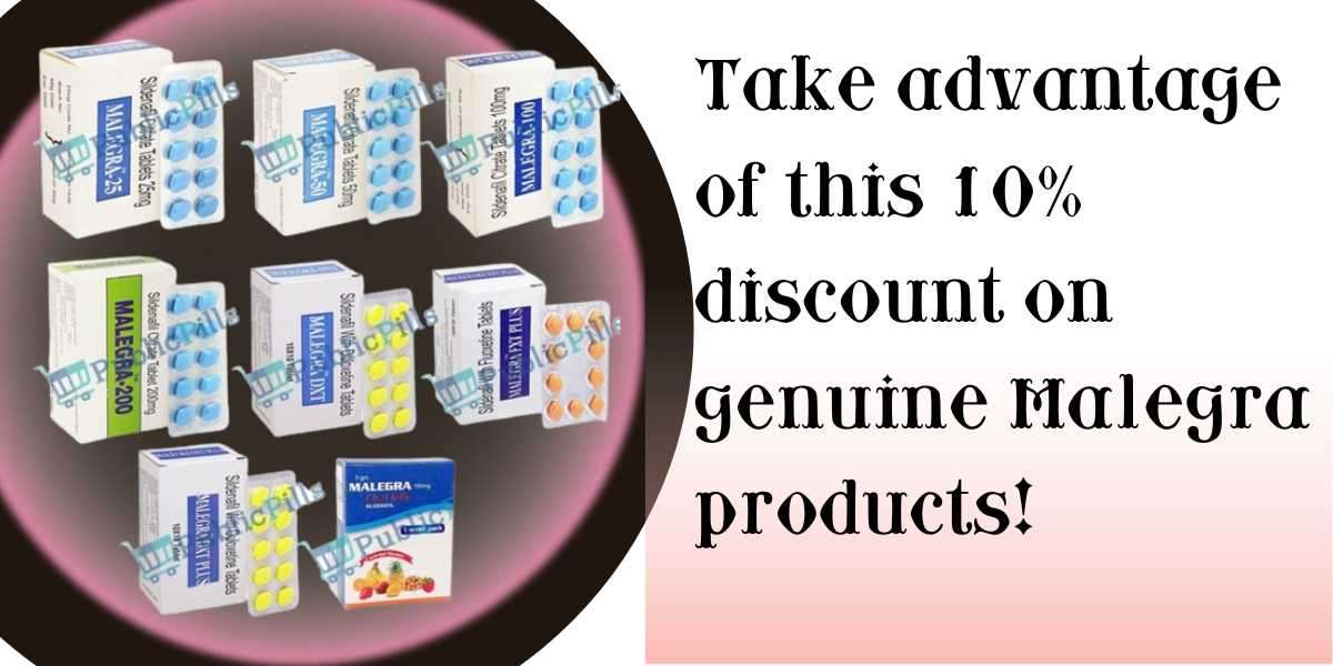 Take advantage of this 10% discount on genuine Malegra products!