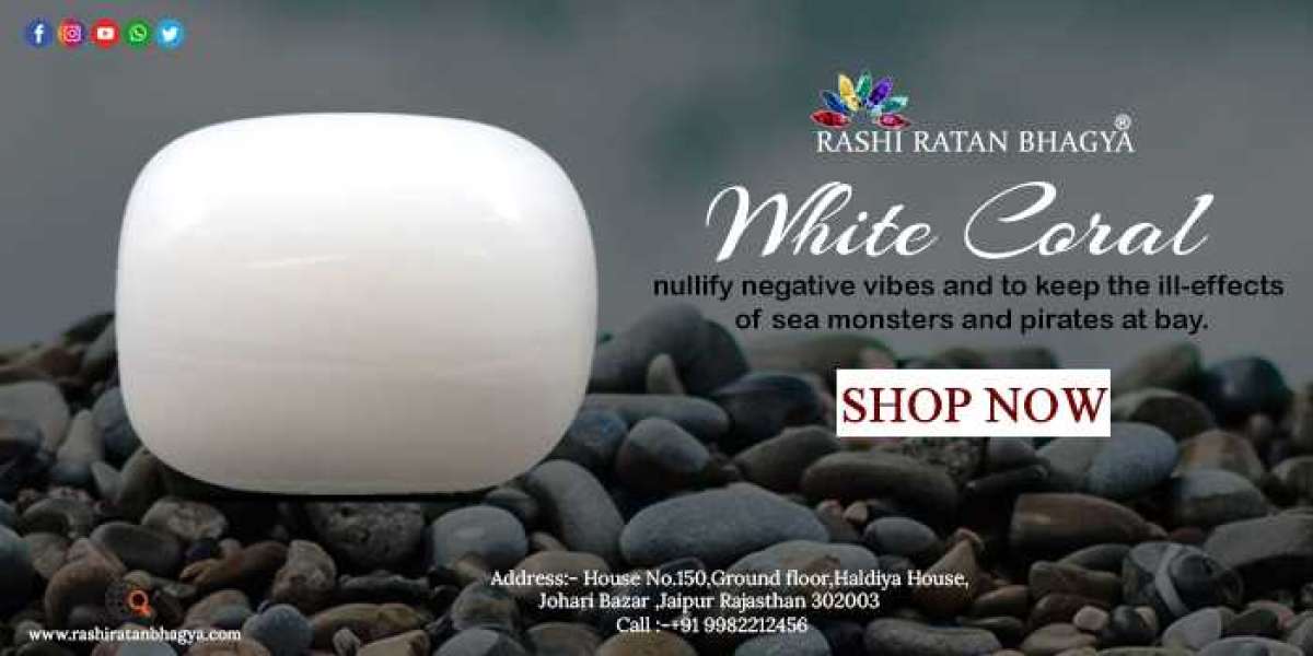 Buy White Coral Gemstone Online from RashiRatanBhagya at Affordable Price