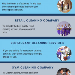 Get The Best Domestic And Commercial Cleaning Services At Gleem Cleaning | Visual.ly