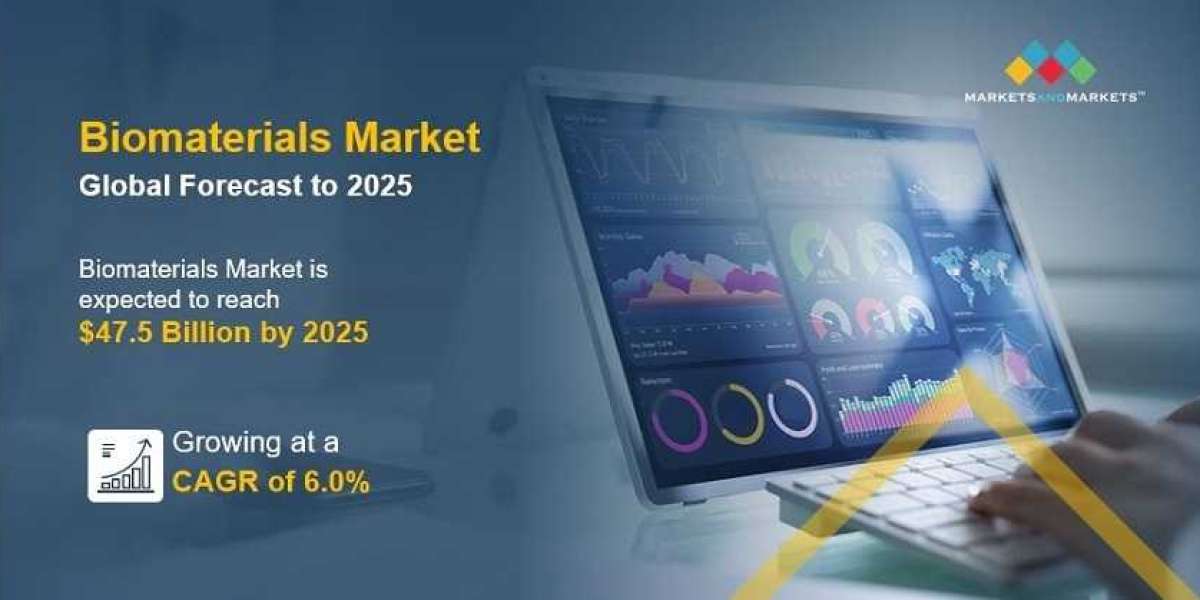 Biomaterials Market Sale to hit US$ 47.5 Billion by 2025 and expand at a CAGR of 6.0%, says MarketsandMarkets™