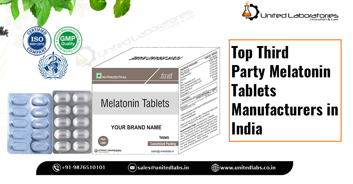 Top Melatonin Tablets Manufacturing Company in India