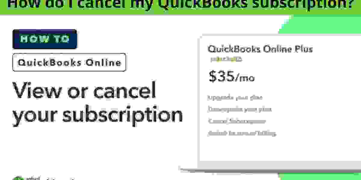 How can you cancel a Quickbooks subscription?