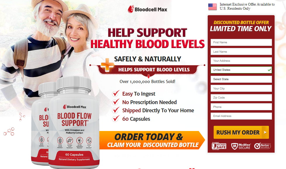 Bloodcell Max Reviews - Blood Flow Support Formula for Healthy Life!