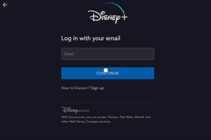 How do I log in to Disneyplus?