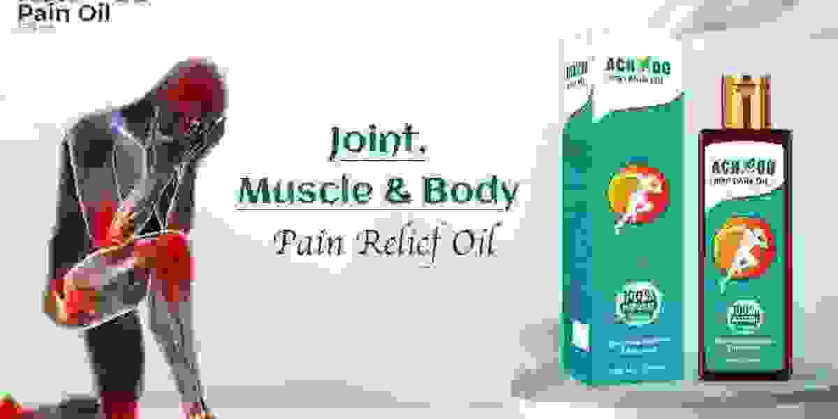 Achoo pain relief oil  for painful knees, muscles, arthritis, brusitis, joint pain.