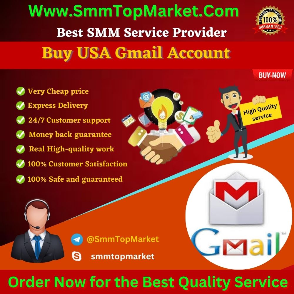 Buy USA Gmail Account - SmmTopMarket