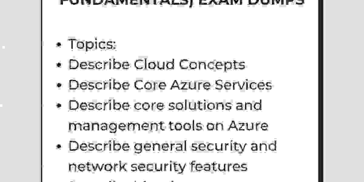 AZ-900 Exam Dumps Certification: Dumps and Study Resources