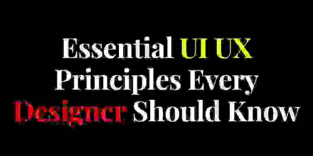 Essential UI UX Principles Every Designer Should Know