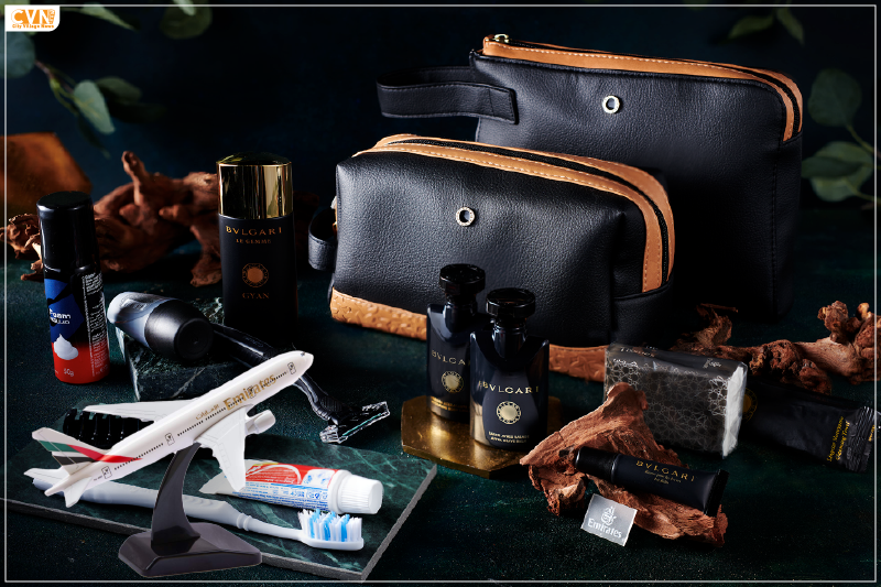 Emirates New Bulgari Amenity Kits for Premium Passengers