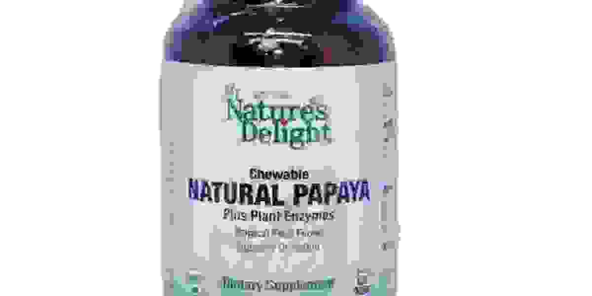 Chewable Natural Papaya: Unlock the Delightful Tropical Goodness with 90 Vegan Tabs