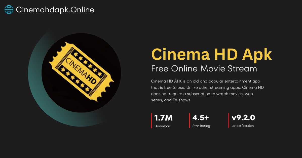 Cinema HD Apk Download V2.6.1 Latest (Official Version 2023)