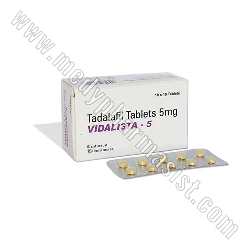 Buy Vidalista 5 Mg| Best ed pill| Best Price at Medypharmasist