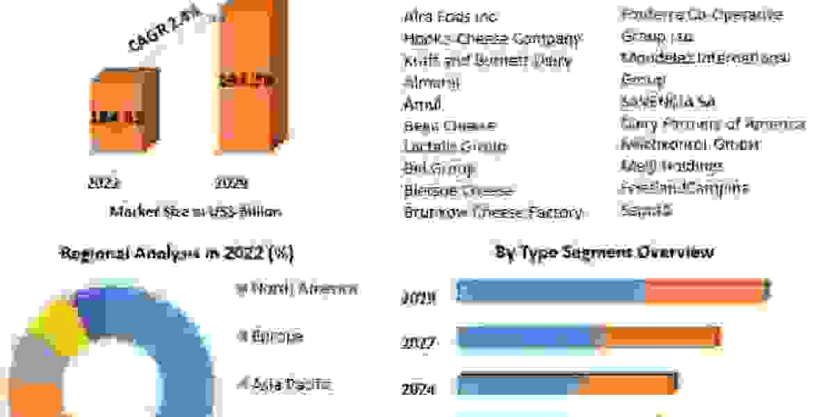 Cheese Market by Manufacturers, Regions, Business Demands, Type and Application, Forecast to 2029