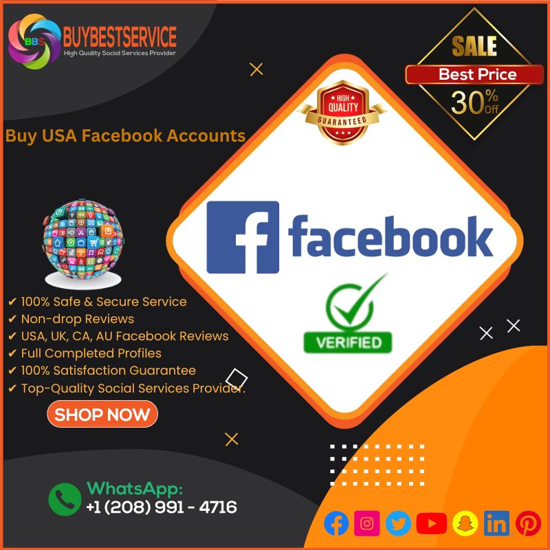 Buy USA Facebook Accounts - 100% Safe & USA PVA Accounts