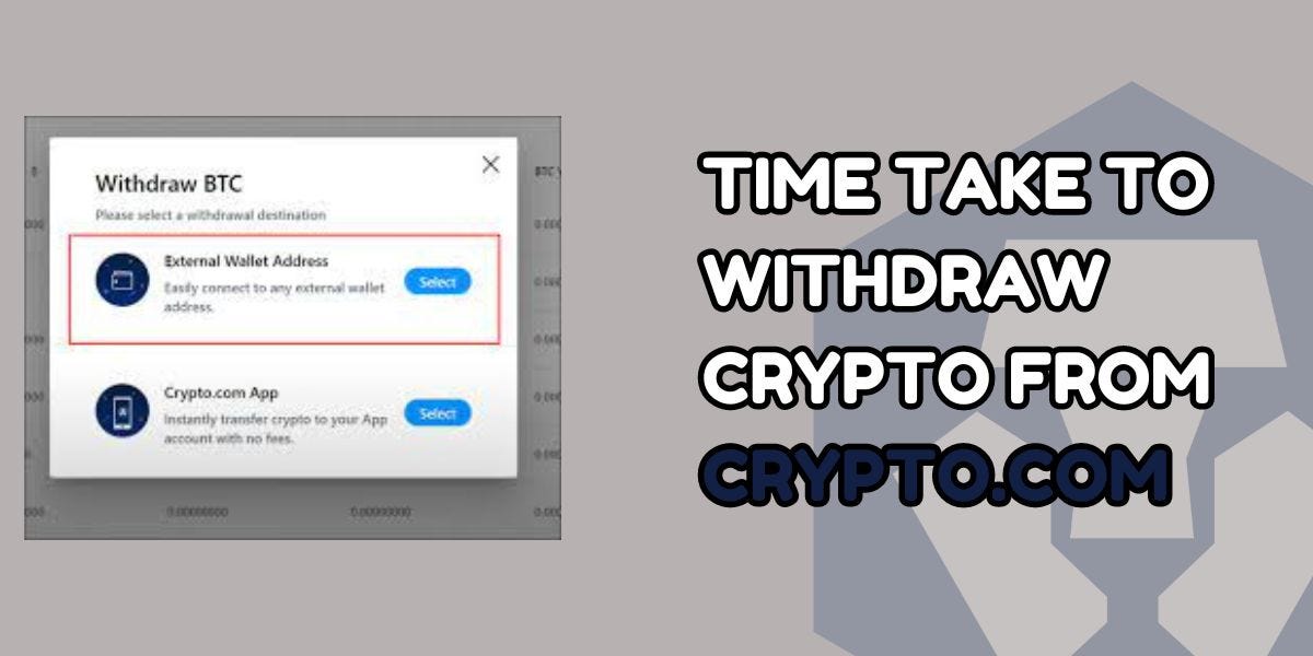 How long does it take to withdraw cryptocurrency from Crypto.com? | by Mayevaus | Sep, 2023 | Medium