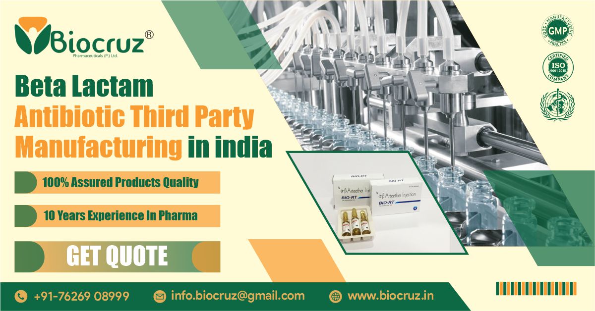 No.1 ISO certified Beta-Lactam Antibiotic Third Party Manufacturing in India- Call Now