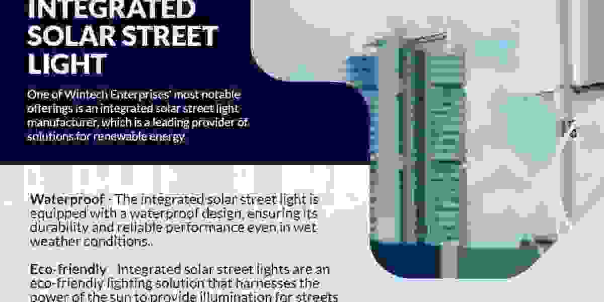 Brighten Your World with Integrated Solar Street Lights and MS Poles from Wintech Solar