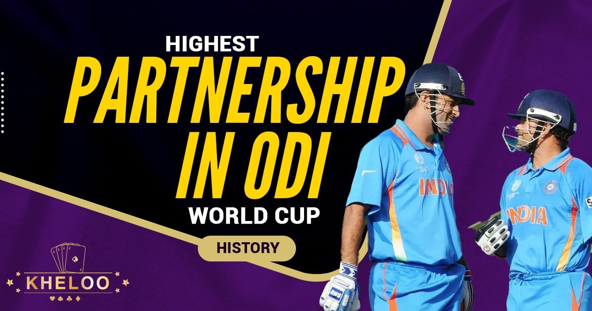 Highest Partnership In ODI World Cup History - Kheloo