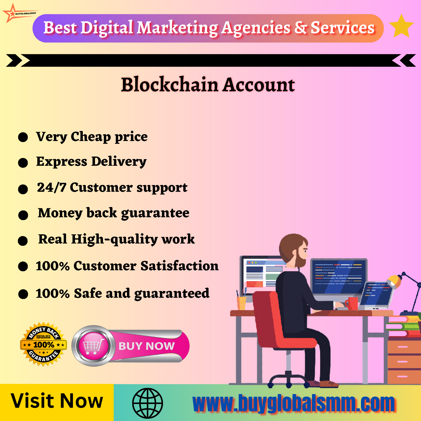 Blockchain Account -100% best service, & cheap...