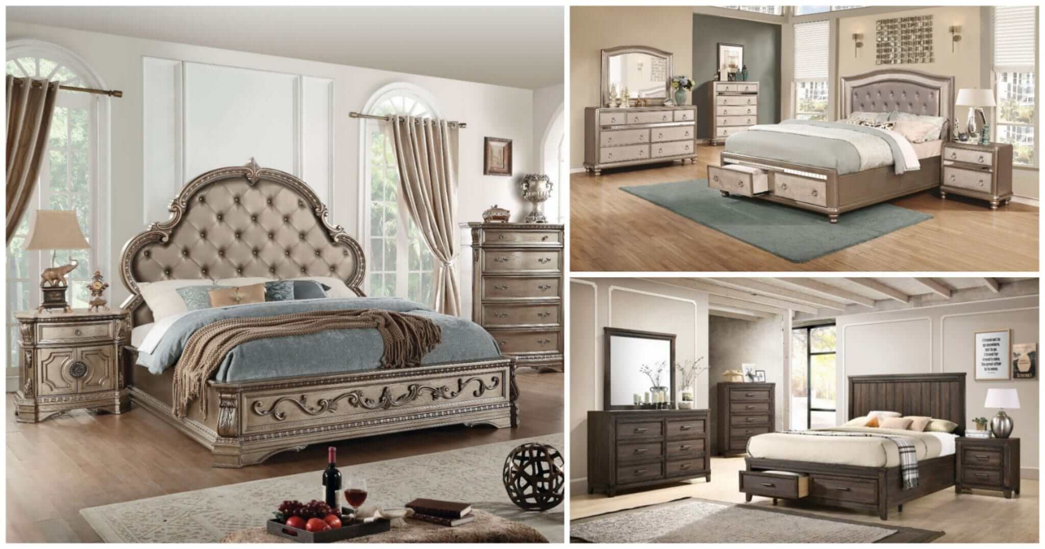 King Size Bed | Dresser | Bedroom | Double Bed | Bedside Table