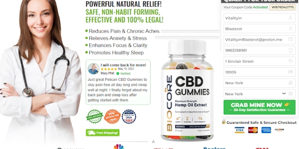 Bio Core CBD Gummies For Anxiety!