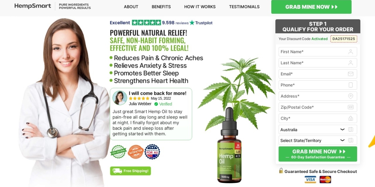 Smart Hemp Oil Australia (AU-NZ) Reviews – Strong Ingredients & Vital Benefits