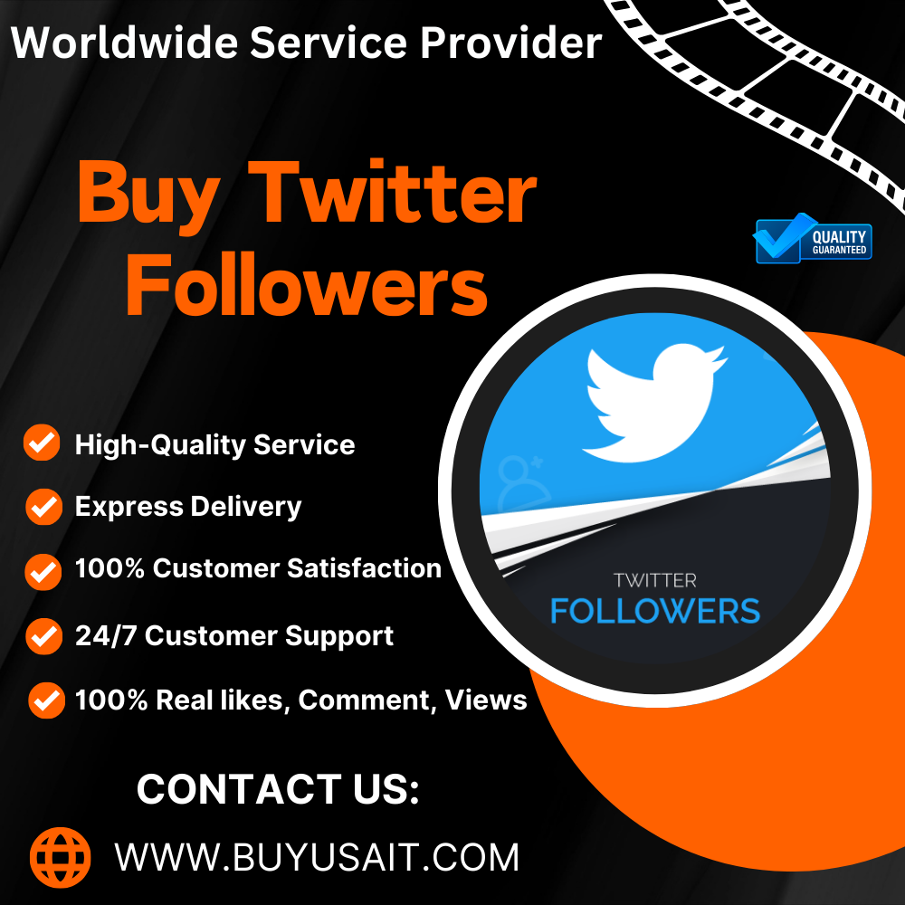 Buy Twitter Followers - 100% Real, Active & Cheap