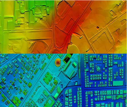 Digital terrain model (DTM) | Digital elevation model (DEM) | Satpalda