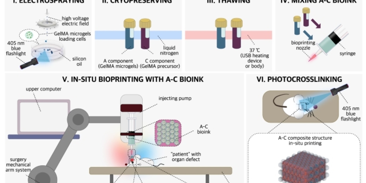 Application of 3D Printing Bioinks Tissue Repair and Regenerative Medicine