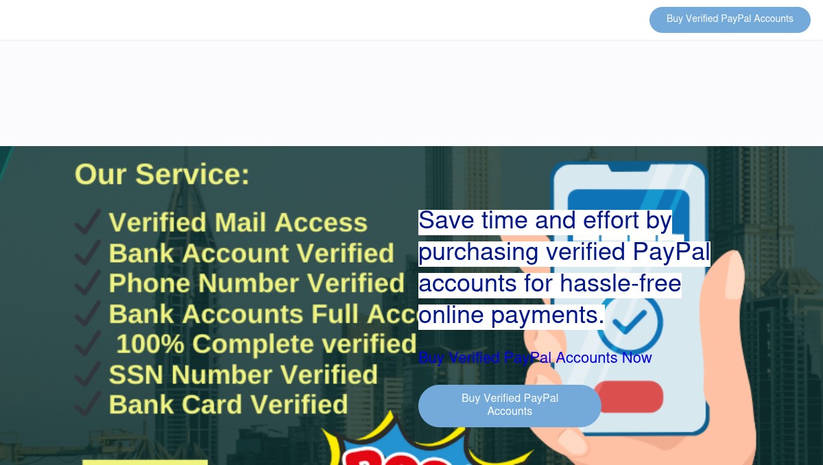 Buy Verified PayPal Accounts