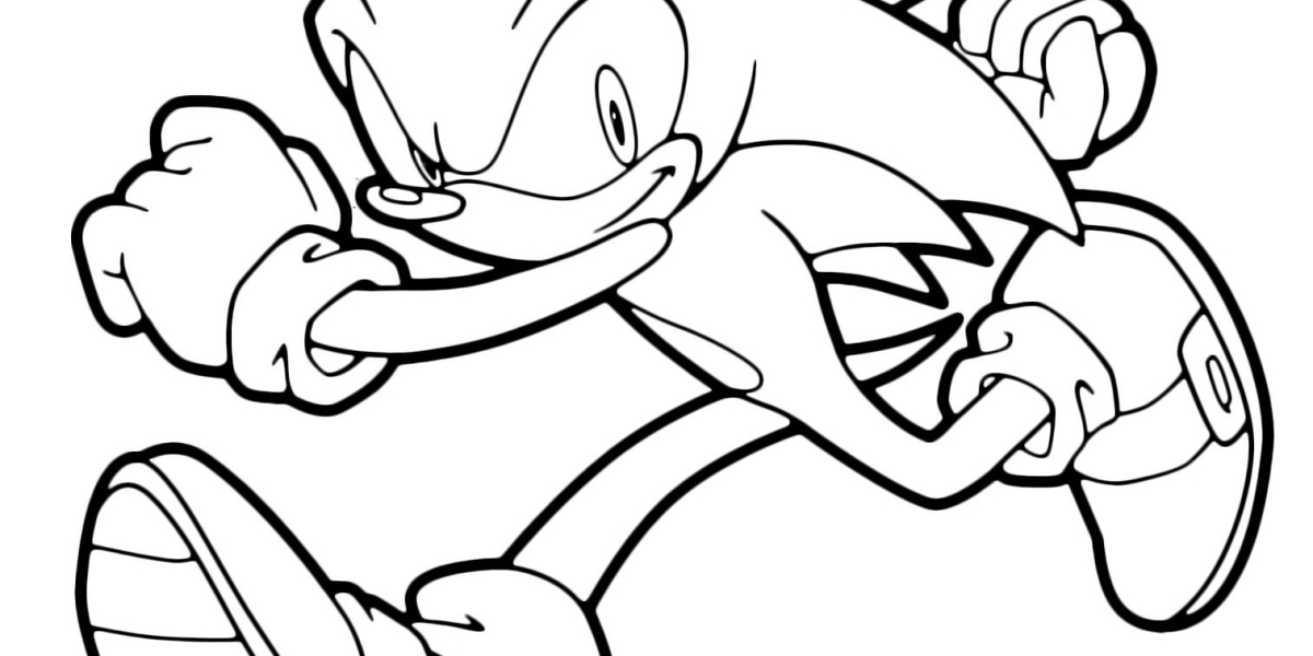 Pagine da colorare di Sonic: un viaggio rilassante nel mondo del riccio più veloce