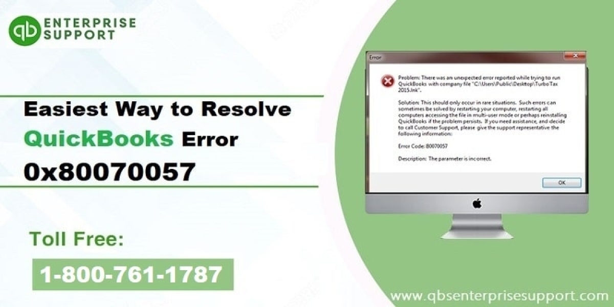 QuickBooks Error 80070057- Fix (The Parameter is Incorrect)