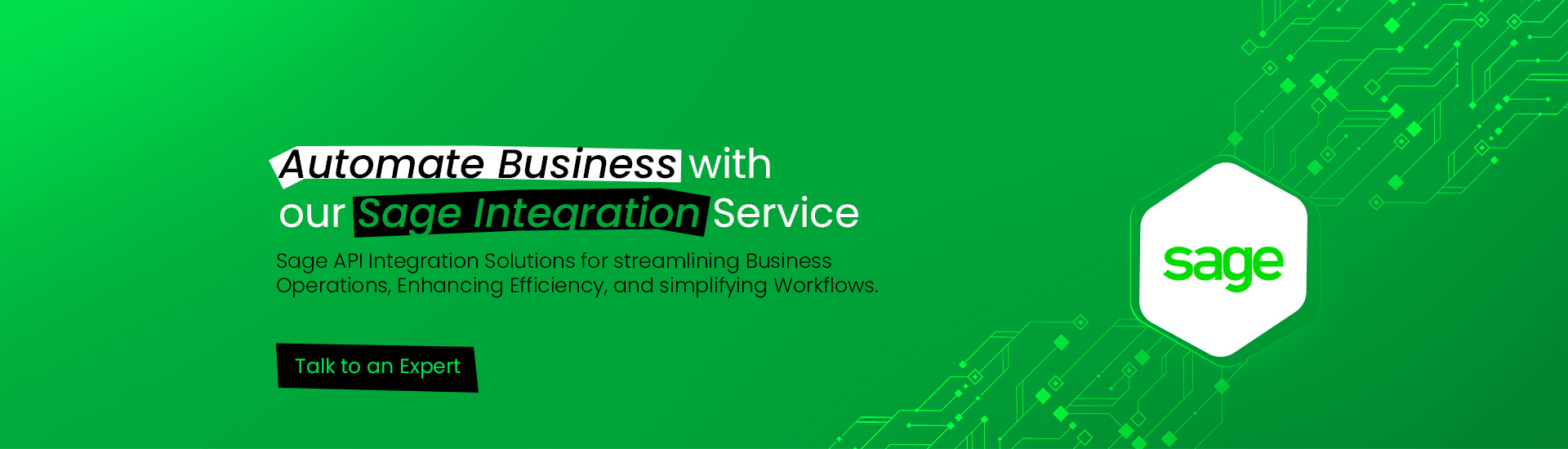 Sage Integration Service | Integration and Customization