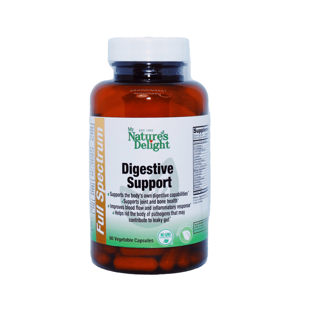 Full Spectrum Digestive Support - 60 Veg Caps | My Nature's Delight