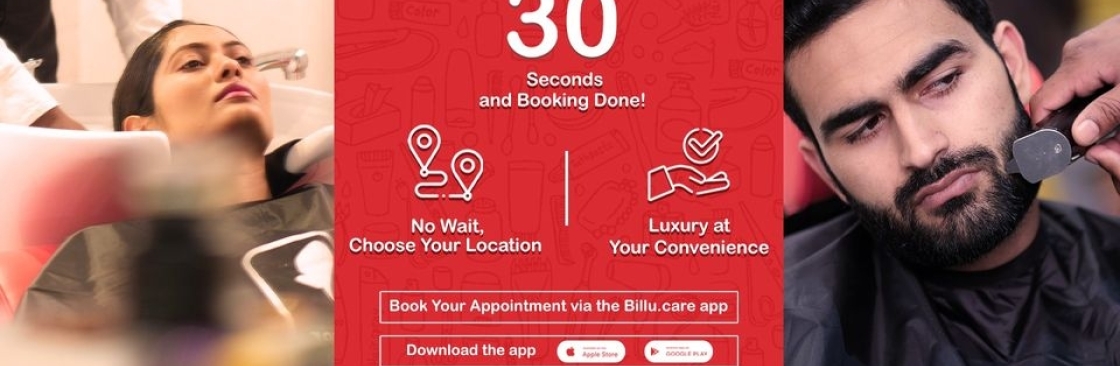 Billu Salons App Cover Image