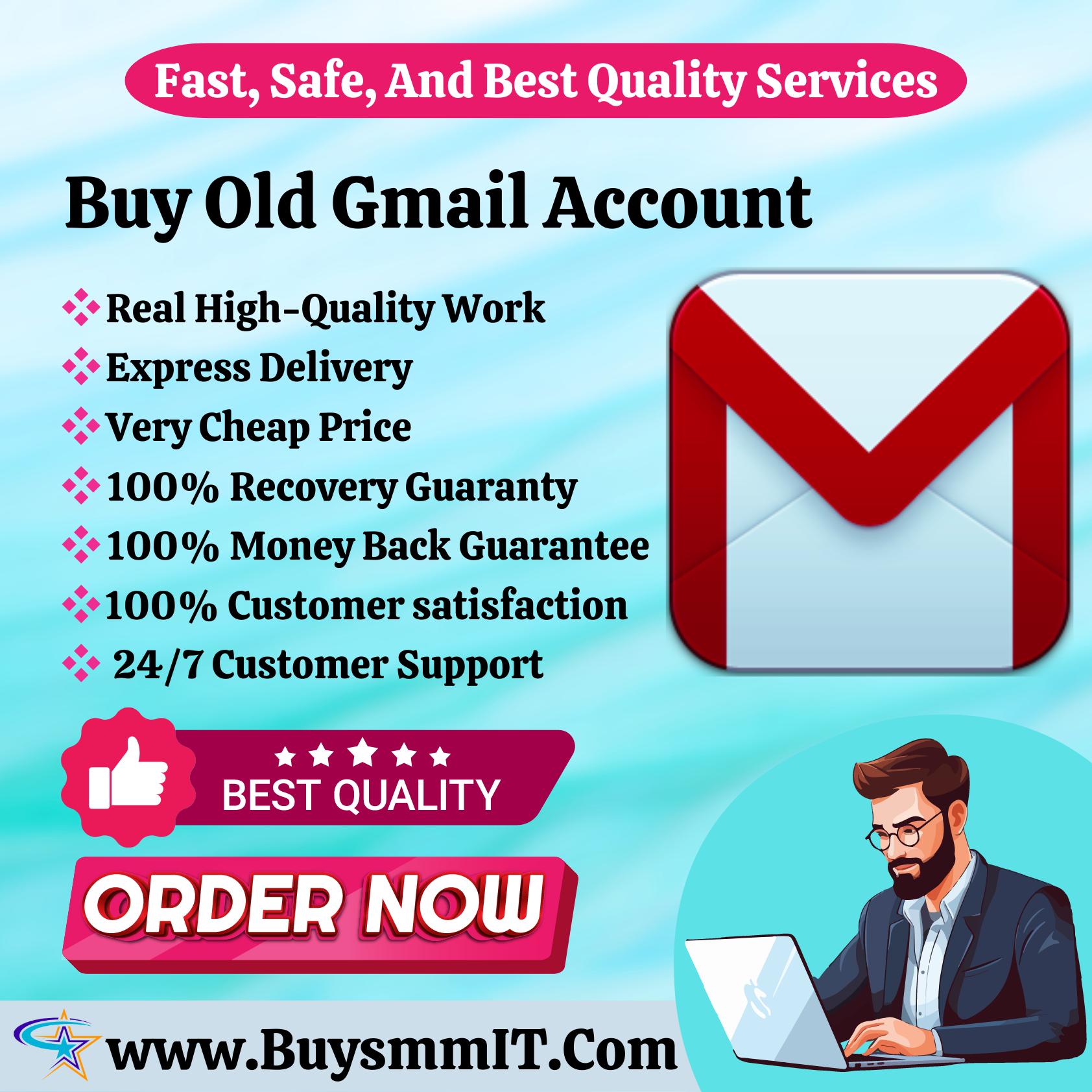 Buy Old Gmail Account - 100% Aged Accounts For Sale
