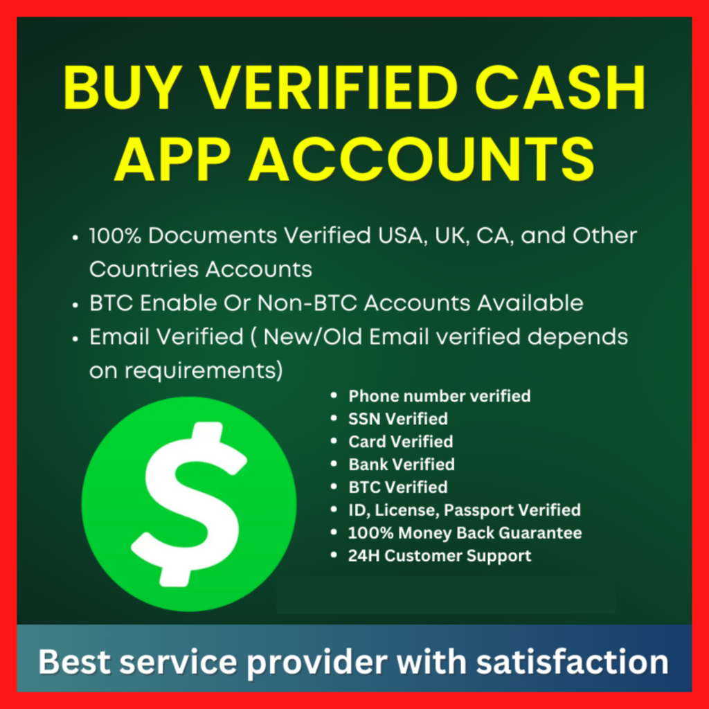 Top 01 Sites to Buy Verified Cash App Accounts Old and new