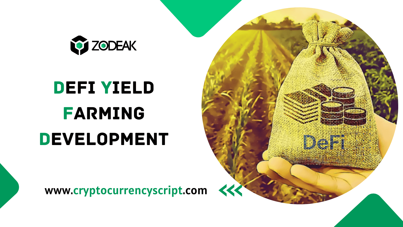 DeFi Yield Farming Development Services | Zodeak
