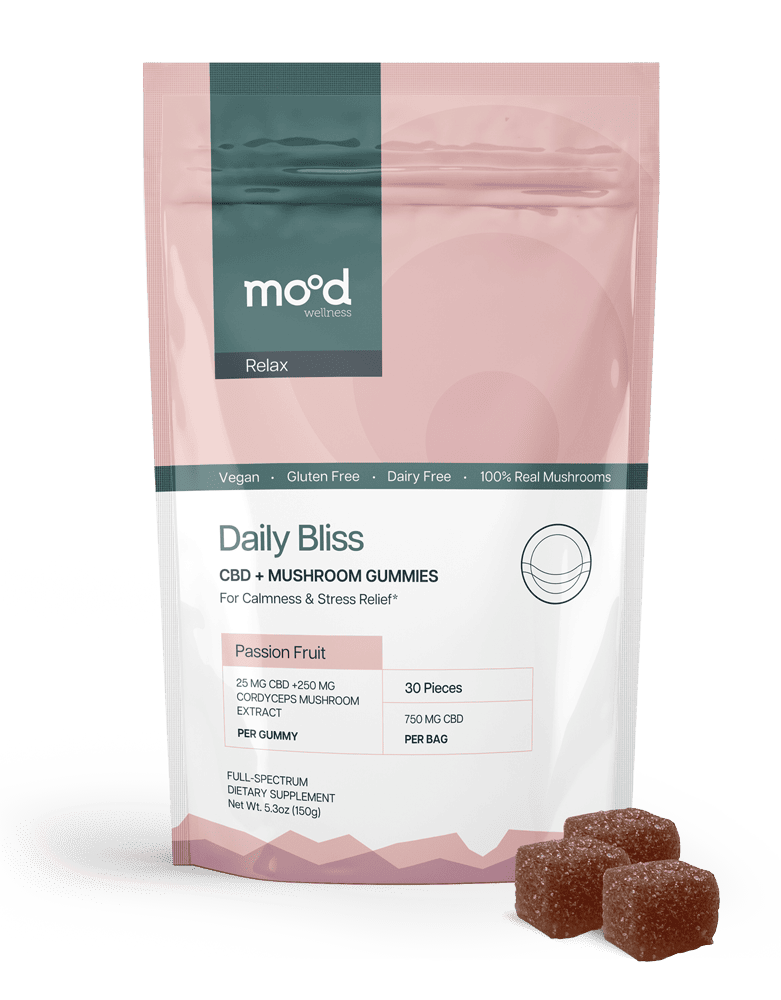 CBD + Cordyceps Gummies | Daily Bliss - Mood Wellness