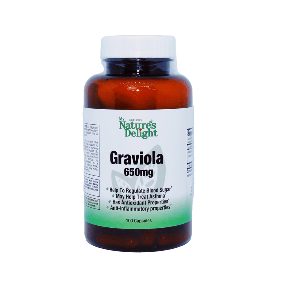 Graviola 100 Cap - Natural Wellness | My Nature's Delight