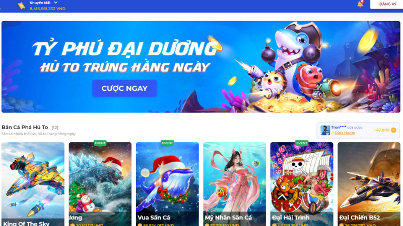 BẮN CÁ ONLINE - Bắn Cá Online