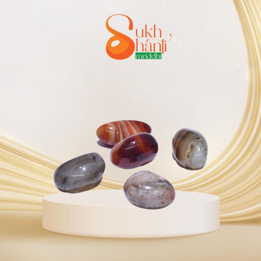 African Carnelian Tumbled Stones: Radiant Healing Crystals - Sukh Shanti Smriddhi