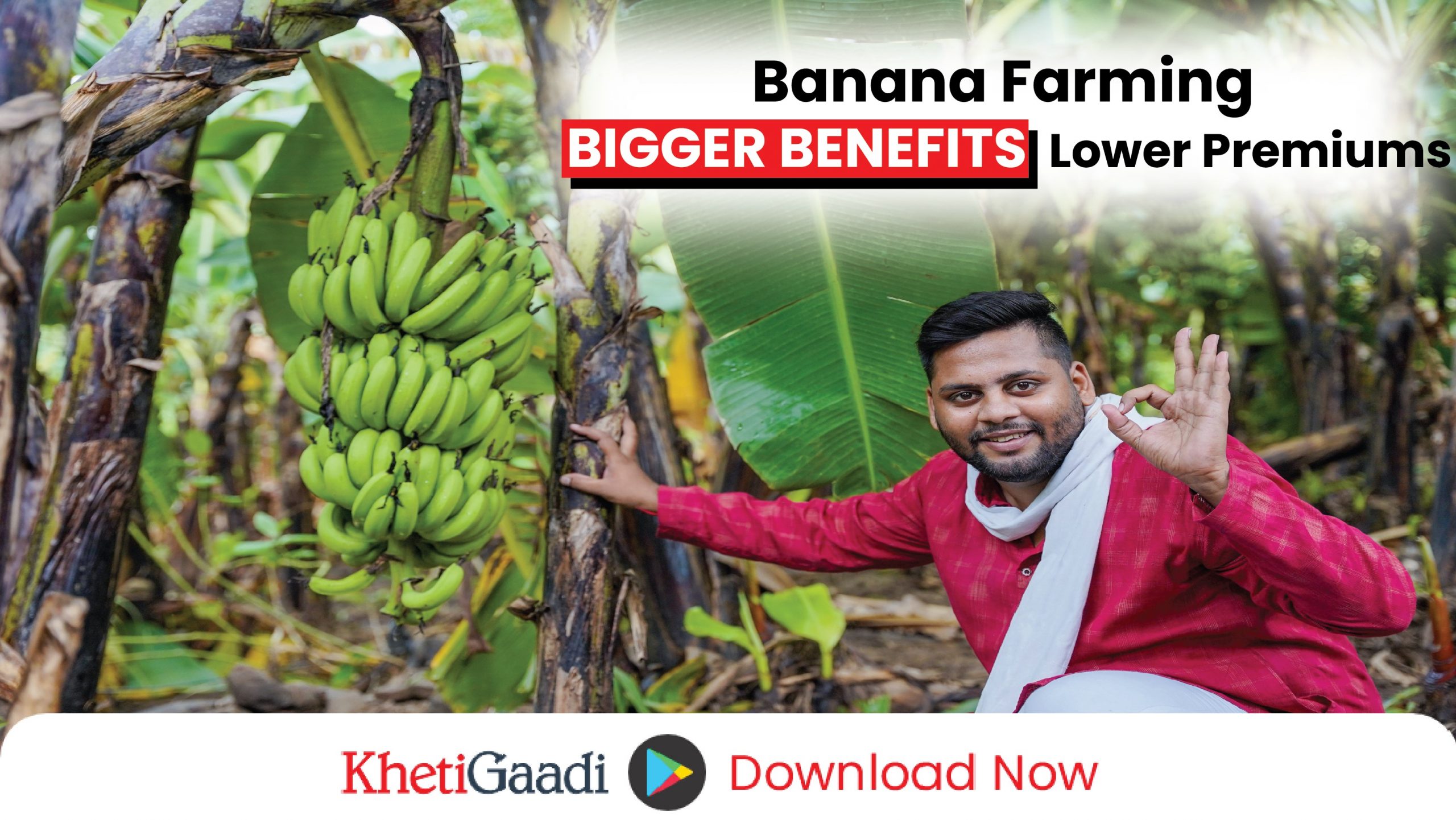 Banana Farmers - Get bigger benefits at lower premiums.