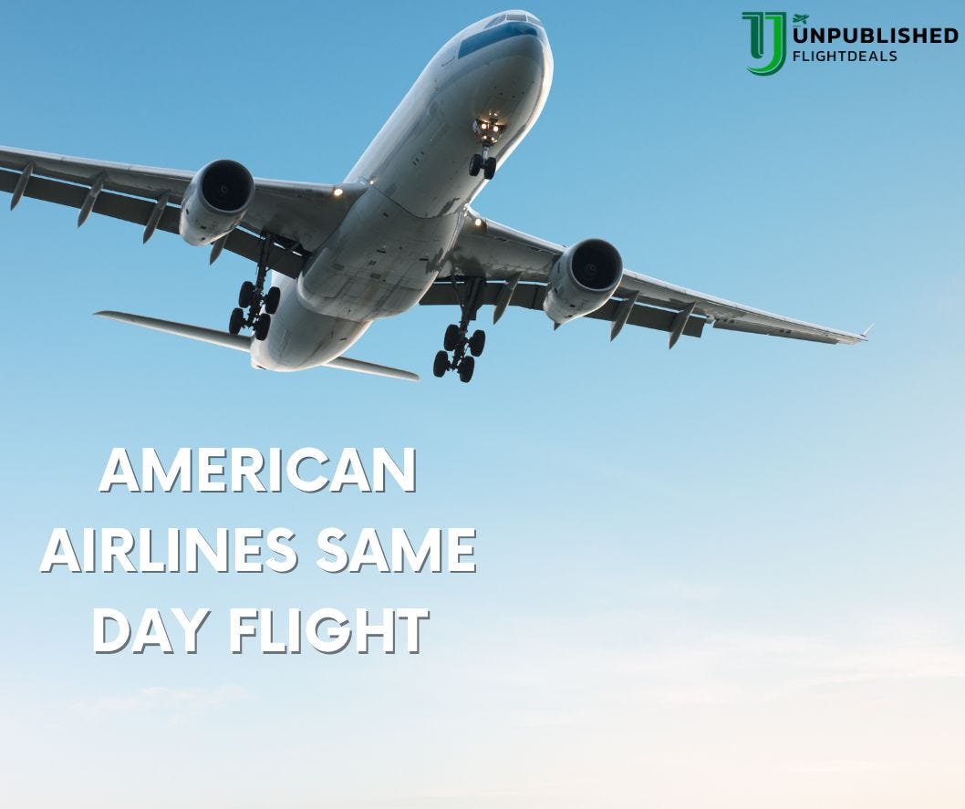 Can you get American Airlines Same Day Flight Change for Free?